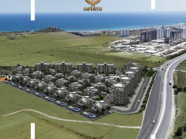 FOR SALE VILLAS AND APARTMENTS IN AN UPCOMING LA PALAZZO SITE PROJECT IN THE BOĞAZ REGION PRICING COMMENCES AT 220.000£