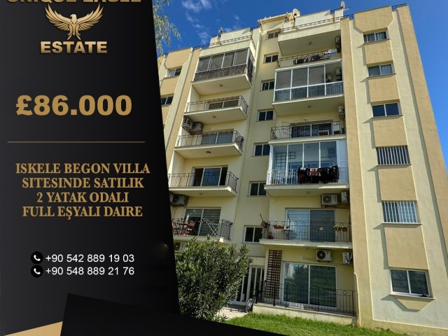 ISKELE BEGON VILLA SITESINDE SATILIK 2 YATAK ODALI FULL EŞYALI DAIRE