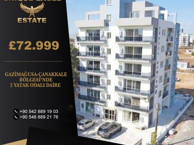 WOHNUNG MIT 2 SCHLAFZIMMERN IN DER REGION FAMAGUSTA-ÇANAKKALE