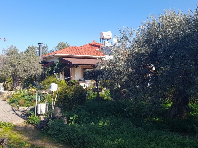 VILLA FOR SALE WITH INCREDIBLE MOUNTAIN AND SEA VIEW IN Çatalköy- Kyrenia Region- Perfect garden landscape