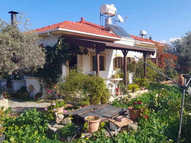 VILLA FOR SALE WITH INCREDIBLE MOUNTAIN AND SEA VIEW IN Çatalköy- Kyrenia Region- Perfect garden landscape