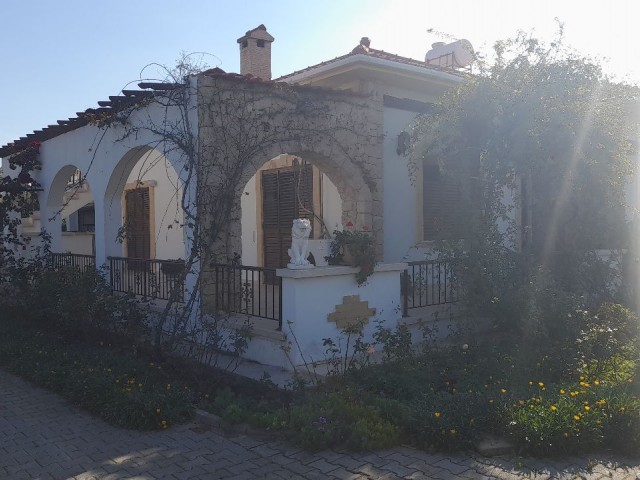 VILLA FOR SALE WITH INCREDIBLE MOUNTAIN AND SEA VIEW IN Çatalköy- Kyrenia Region- Perfect garden landscape