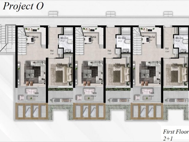 Ausgezeichnete Wohnungen/Bungalows/Villen in Esentepe von Islands einem der besten Bauunternehmen - ab 175K Stg