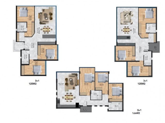 Ausgezeichnete Wohnungen/Bungalows/Villen in Esentepe von Islands einem der besten Bauunternehmen - ab 175K Stg