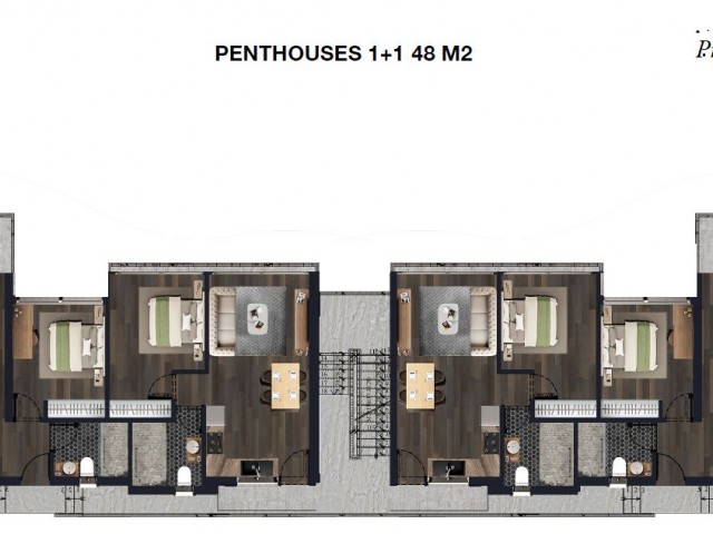 Ausgezeichnete Wohnungen/Bungalows/Villen in Esentepe von Islands einem der besten Bauunternehmen - ab 175K Stg