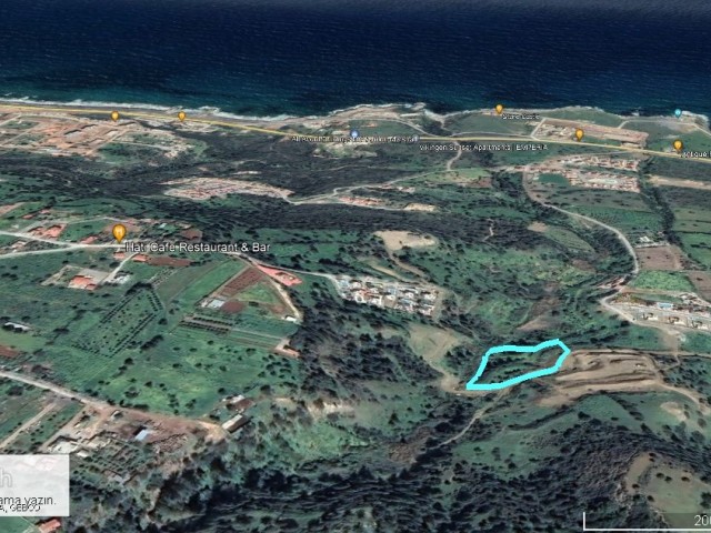 4.5 acres of land with a magnificent view in Esentepe, Girne