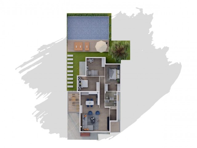 Möchten Sie ein Haus mit dem neuen Projekt in der Region Tuzla von Famagusta besitzen? 2 + 1, 3 + 1 Optionen APARTMENT, EINZELHAUS PRIVAT, ZWEI VILLA, PENTHOUSE ** 