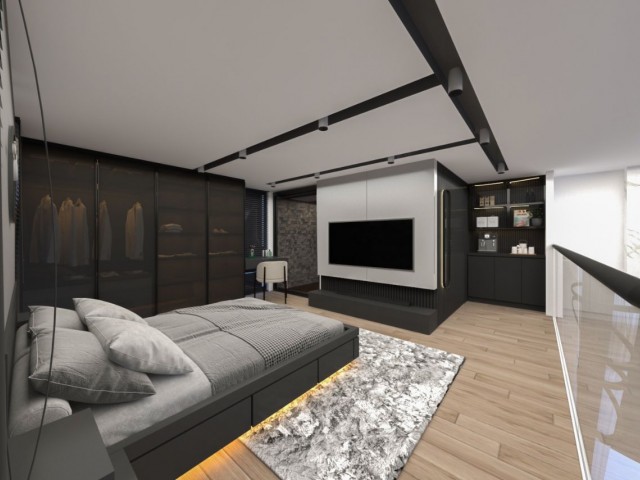 A brand new project in the Iskele area, 2+1 loft flat for sale, 98 m2, 35% down payment, the remaining 65% in 24 monthly installments until 2025 turnkey delivery