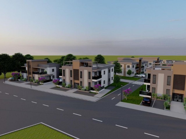 A new project in Famagusta Tuzla area 3+1 single storey detached 175,000 stg and duplex twin villa 175,000 stg;