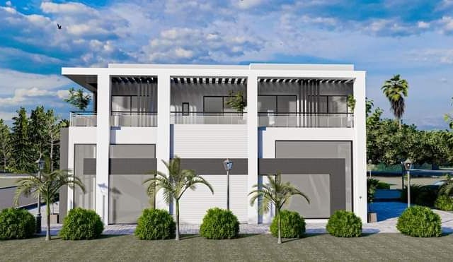 In Famagusta, Çanakkale, on a 2,5-mile road, for sale in 1+1 project phase with 30% down payment;