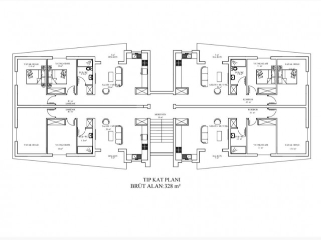 Apartments for sale in Tuzla, Famagusta