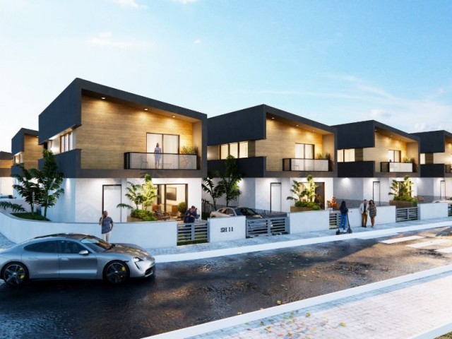 Die Villa zum Verkauf in der Region Famagusta Tuzla wird mit einer Anzahlung von 30 % und der Restza