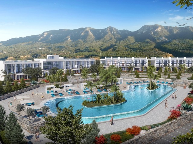 Двуспальные апартаменты в престижном комплексе Cove Garden (BASTASLAR). Essentepe