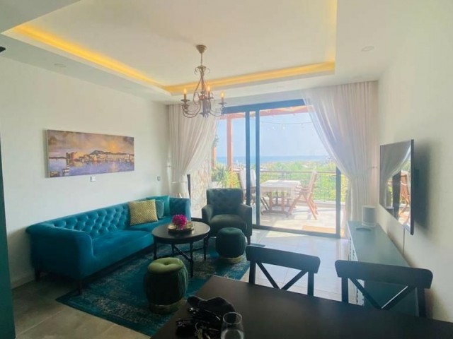 Incredible opportunity to purchase a 2 bedroom apartment on the much sought after Maldives site in Bahceli. The apartment has outstanding views which you can enjoy from the balcony or spacious roof terrace. The site also boasts incredible on site facilities including Spa, Restaurant & much more