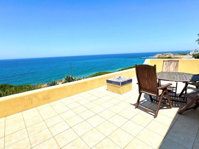 We are excited to offer for sale this delightful 3 bedroom SEAFRONT Villa, full of charm and character. Situated in this rare and idylic position with uniterrupted sea views with its title deeds in the owners name and VAT paid. Own pool beautiful mature gardens and lots of open and covered terracing