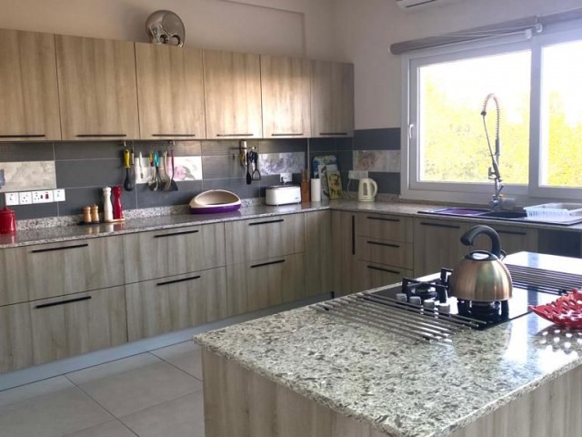 Wow 5 double bedrooms & 5 bathrooms in one very beautifully presented villa, located on the coastline of tatlisu within minutes stroll of the beach. This is a lot of property for your money in an area which is fast developing with prices rising fast. Fantastic rental potential & Investment