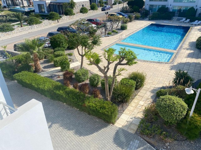 We are very Pleased to offer for sale this beautifully presented 3 bedroom townhouse with a location to live for. Situated on the seafront in Bahceli where the  aquamarines of the Mediterranean welcome you in  every room bar 1.  You also have in addition a large basement area with potential to conve