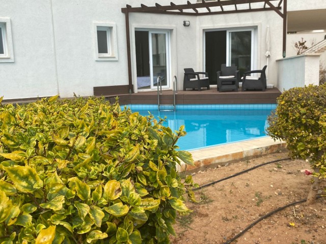 Ground Flat with Private Pool in a Complex in Bafra