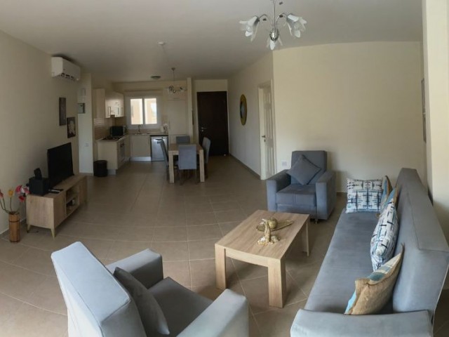 Ground Flat with Private Pool in a Complex in Bafra