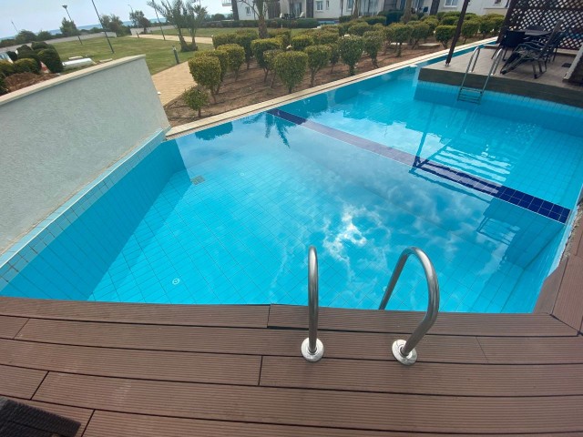 Ground Flat with Private Pool in a Complex in Bafra