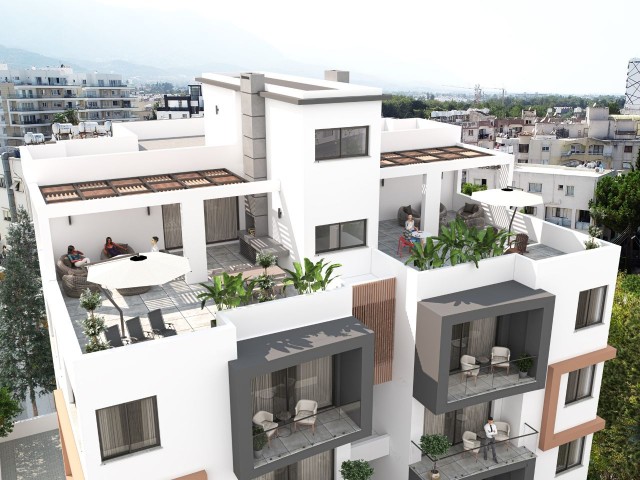 Girne Merkez Satılık 1+1 Penthouse