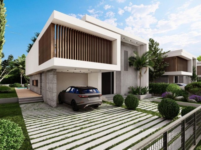 4 exclusive villas in Çatalköy, delivered in September 2024