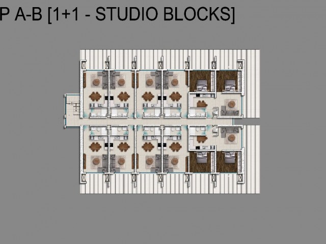 Vorteilhafte Studiowohnungen in Kyrenia Esentepe - Küçükerenköy