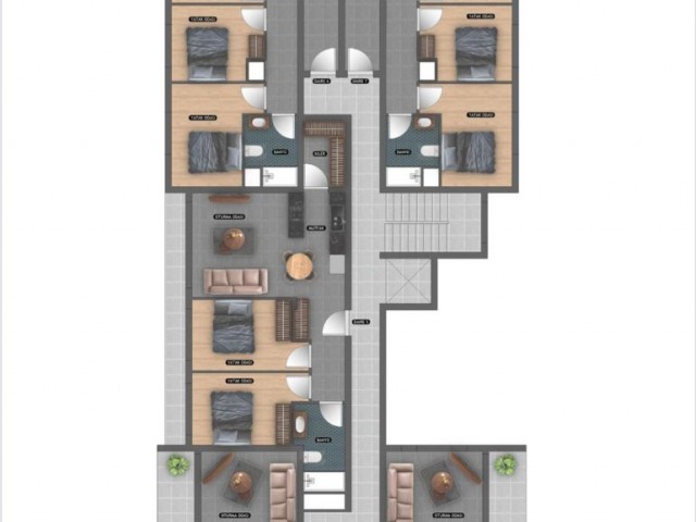 آپارتمان 3+1 با عنوان ترک در کوچوک کایماکلی