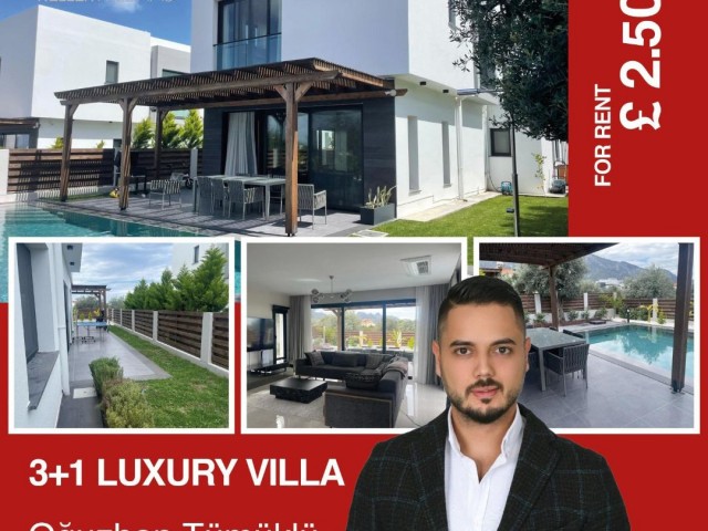 3+1 Villa zu vermieten mit privatem Pool