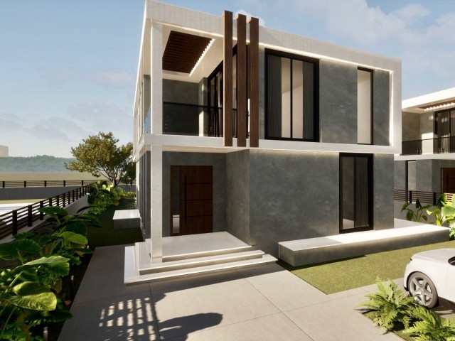 A luxurious modern 4+1 villa is for sale in a residential mini-complex