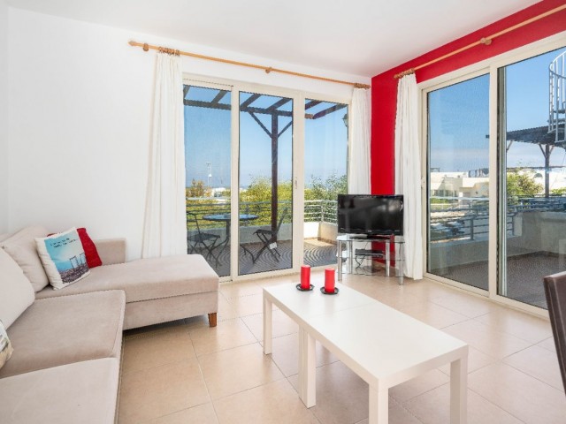 *TEK YETKİLİ* - Turtle Bay Köyü'nde 2 Yatak Odalı Deniz Manzaralı Penthouse