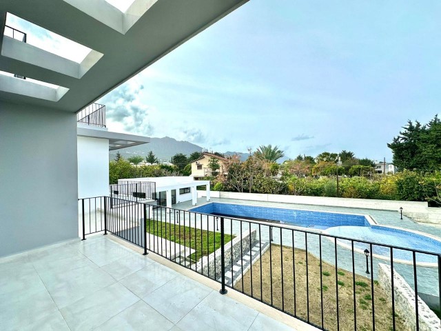 Modern Semi-Detached 3+a1 Villa in Karaoğlanoğlu with Communal Swimming Pool