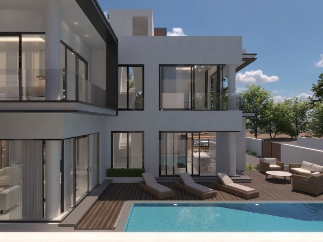 4 Bedroom Luxury Villa for Sale in Alsancak, North Cyprus