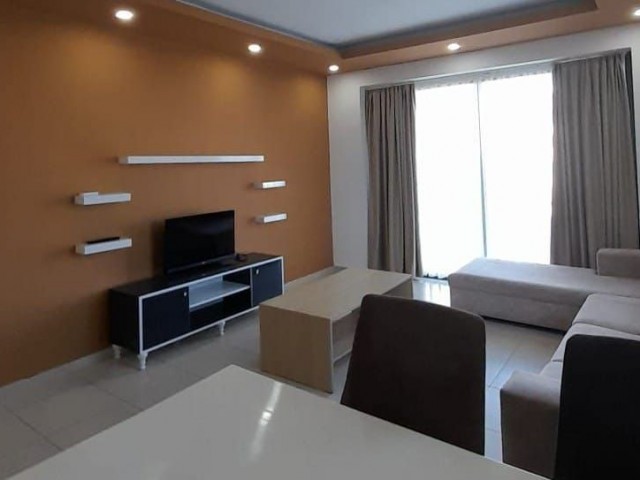 آپارتمان زیبا 2+1 برای اجاره با منظره دریا در Karakum، گیرنه