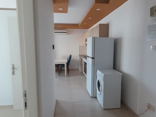 آپارتمان زیبا 2+1 برای اجاره با منظره دریا در Karakum، گیرنه