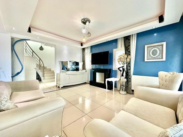 Charming 3+1 Villa For Rent with Private Swimming Pool, Shed, and Stunning Sea Views in Çatalköy