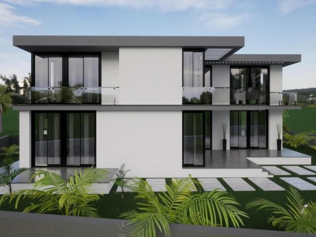 Neue, moderne Villa mit 4 Schlafzimmern zum Verkauf in begehrter Lage in Zeytinlik, Kyrenia!