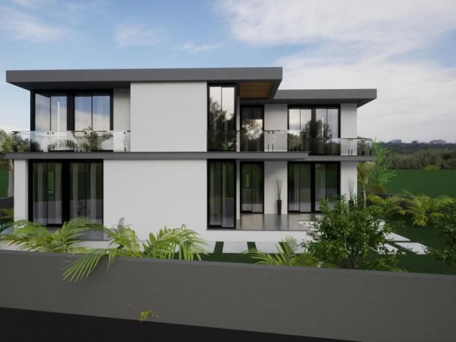 New, Modern 4 bedroom villa for Sale in the much desired location of Zeytinlik, Kyrenia!