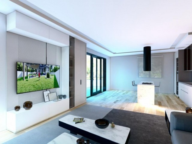 Girne Zeytinlik'te çok aranan lokasyonda satılık yeni, modern 4 yatak odalı villa!
