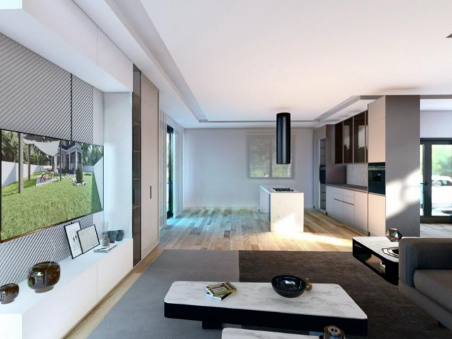 New, Modern 4 bedroom villa for Sale in the much desired location of Zeytinlik, Kyrenia!