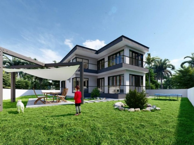 New, Modern 4 bedroom villa for Sale in the much desired location of Zeytinlik, Kyrenia!