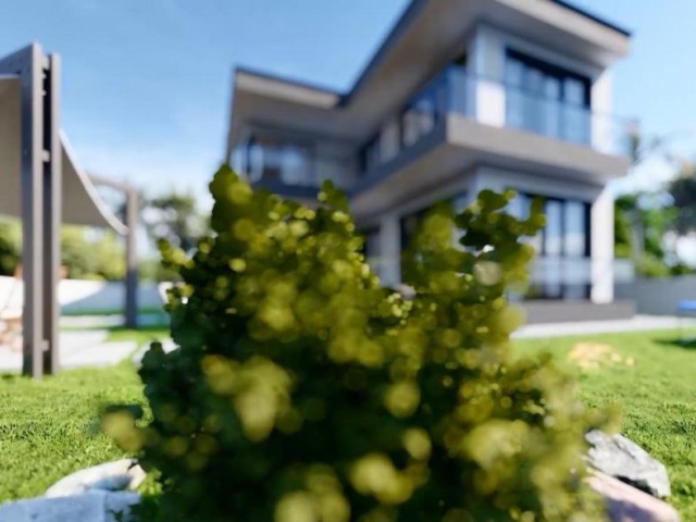 Girne Zeytinlik'te çok aranan lokasyonda satılık yeni, modern 4 yatak odalı villa!