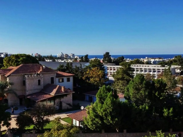 Opportunity Flat with Mountain and Sea View in Kyrenia Center