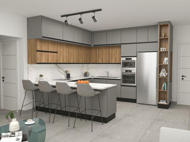 3+1 Flat for Sale in Guzelyurt