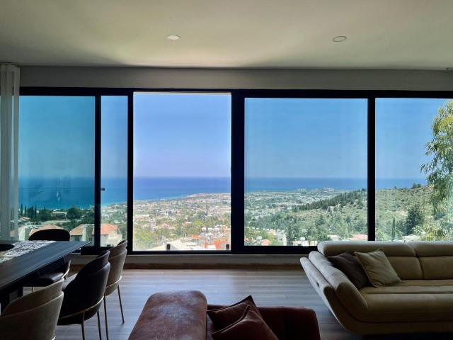 Потрясающая роскошная квартира 2+1 с системой VRF, фантастическим видом на море и просторной планиро