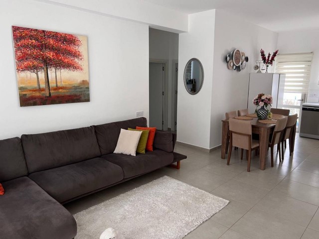 Fully Furnished Flat with Garden in a Complex with Pool in Kyrenia Alsancak
