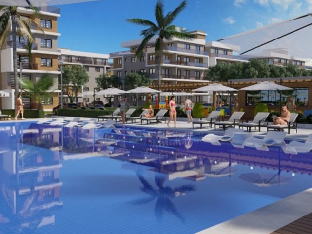 Investment Opportunity with Easy Payment Plan in Famagusta, Geçitkale 1+1, 2+1, 2+1 Penthouse and 3+1 Pentohuse