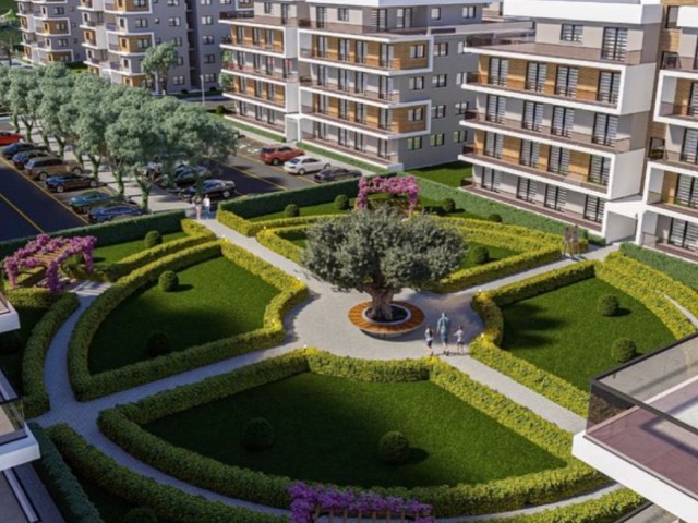 Investment Opportunity with Easy Payment Plan in Famagusta, Geçitkale 1+1, 2+1, 2+1 Penthouse and 3+1 Pentohuse