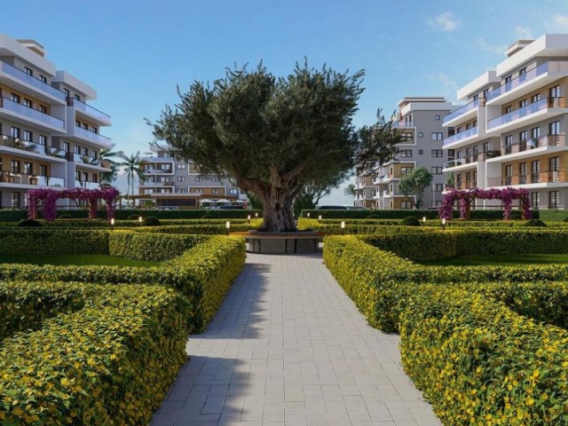 Investitionsmöglichkeit mit einfachem Zahlungsplan in Famagusta, Geçitkale 1+1, 2+1, 2+1 Penthouse und 3+1 Pentohouse