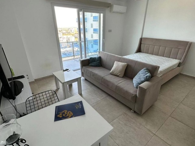 Iskele Long beach, Deniz Manzaralı 12. Kat Studio Ful eşyalı Daire